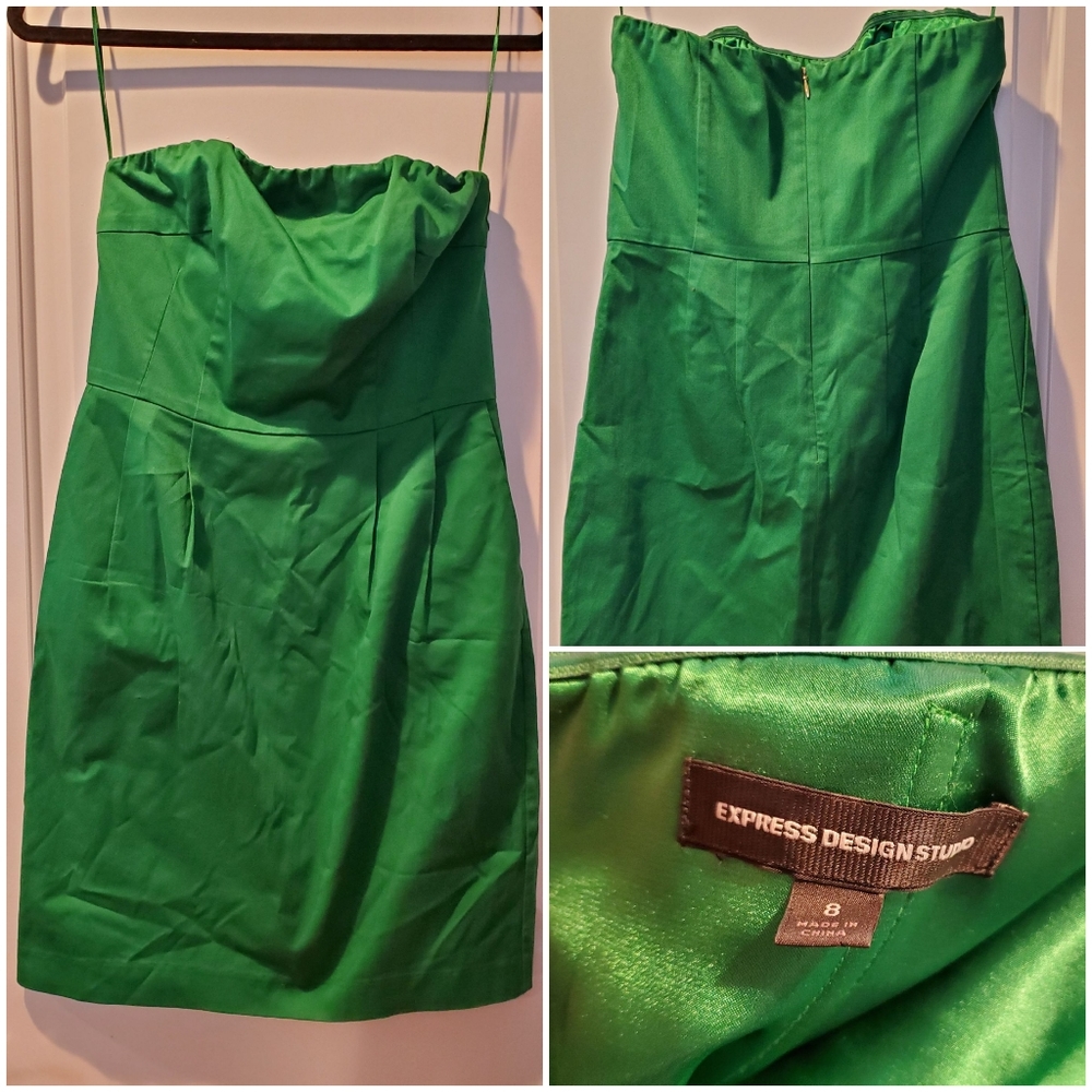 Knee length straples dress
